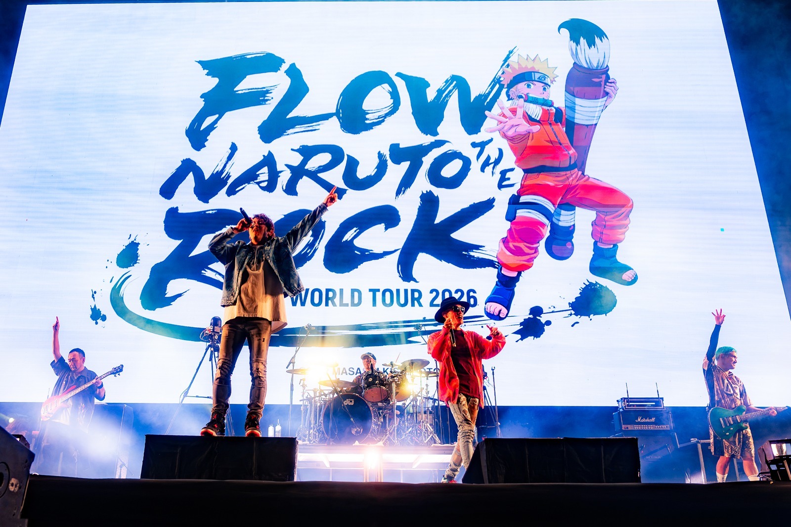 FLOW concierto sold out Lima Naruto The Rock World Tour 2026